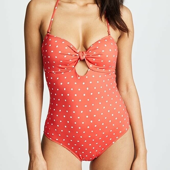 Eberjey POLKA LULU 1 piece bathing suit in Red - Picture 1 of 4